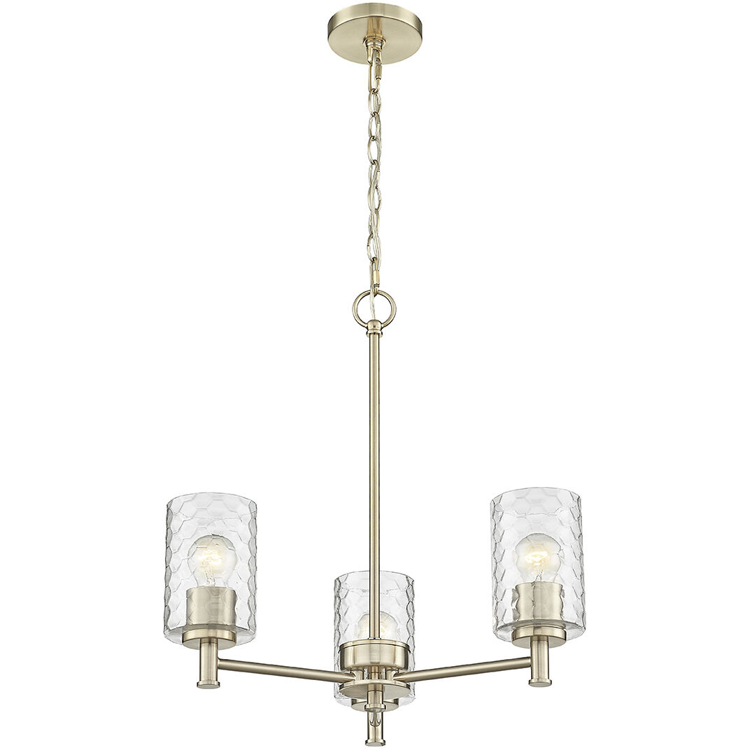 Ashli 3 Light 20 inch Modern Gold Chandelier Ceiling Light